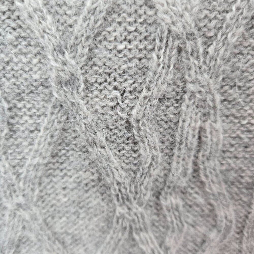 Peruvian Connection Peru Gray Elspeth Royal Alpaca Maxi Dress Size XS FLAWS - Picture 13 of 14